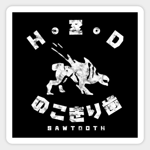 Horizon Zero Dawn Sawtooth Kanji Magnet by StebopDesigns